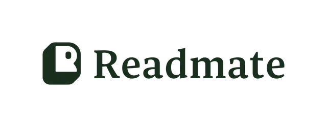 Readmate dark logo with the book mark and Readmate wordmark